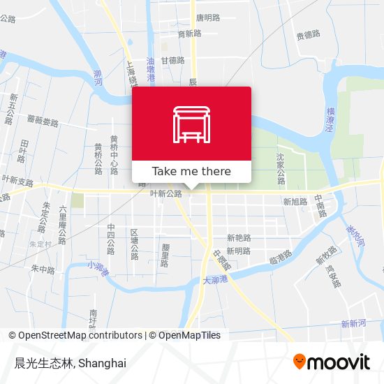 晨光生态林 map