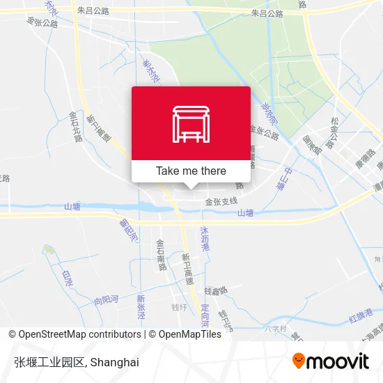 张堰工业园区 map
