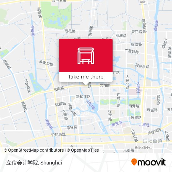 立信会计学院 map