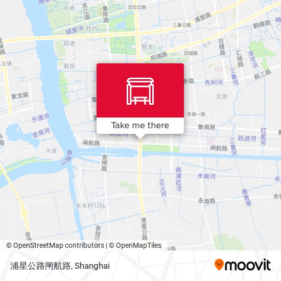 浦星公路闸航路 map