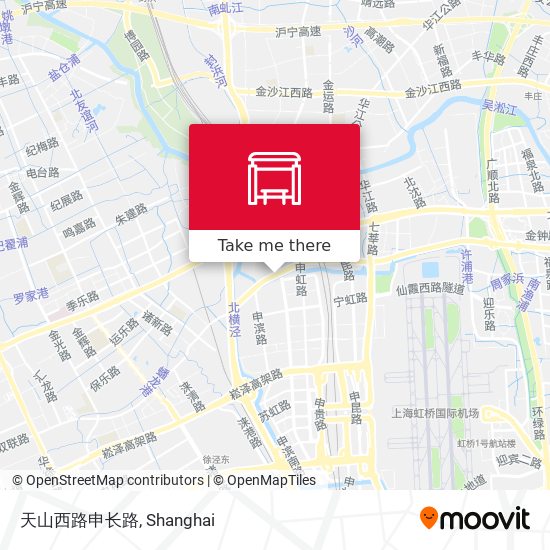 天山西路申长路 map