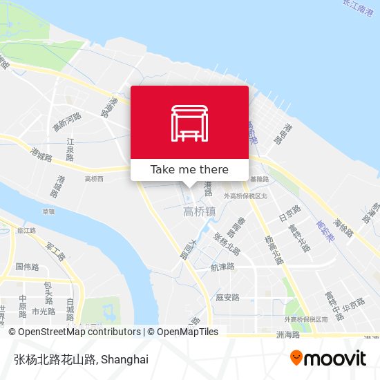 张杨北路花山路 map