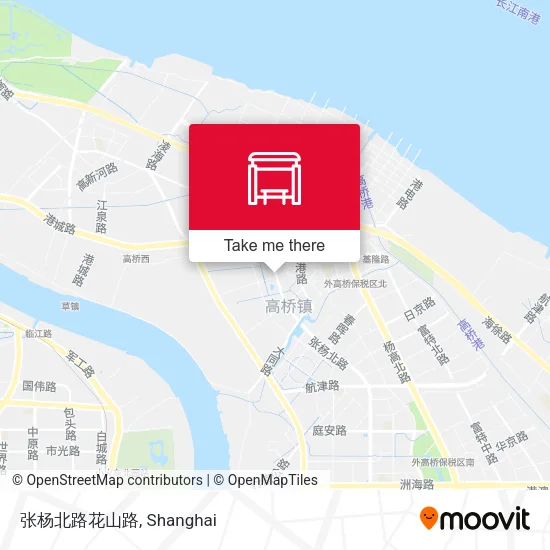 张杨北路花山路 map