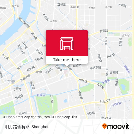 明月路金桥路 map