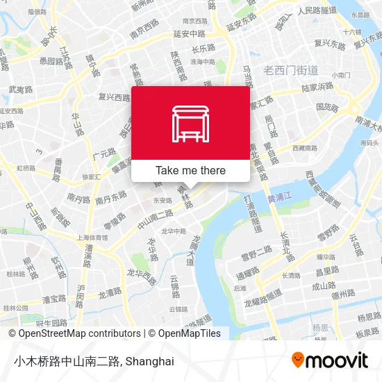 小木桥路中山南二路 map