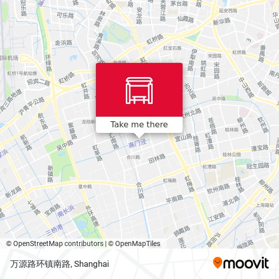 万源路环镇南路 map