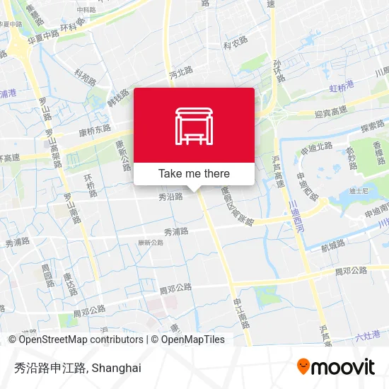 秀沿路申江路 map