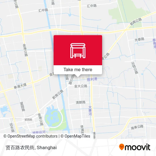 贤百路农民街 map