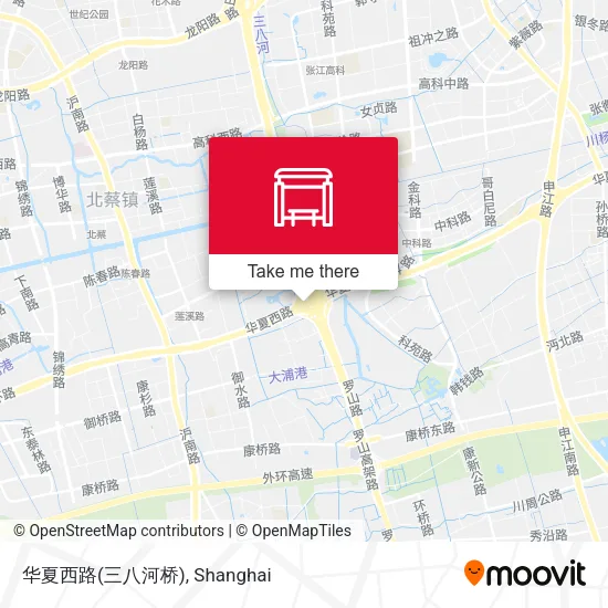 华夏西路(三八河桥) map