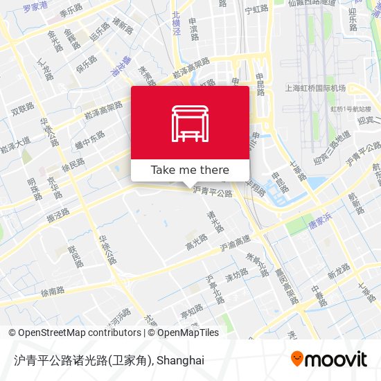 沪青平公路诸光路(卫家角) map