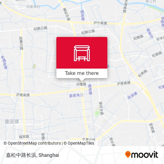 嘉松中路长浜 map