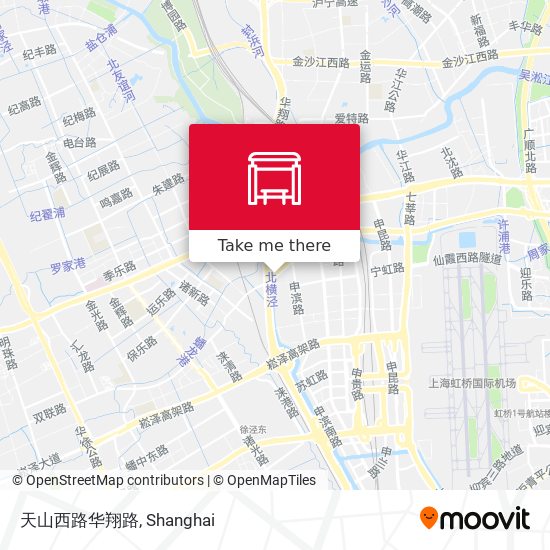 天山西路华翔路 map