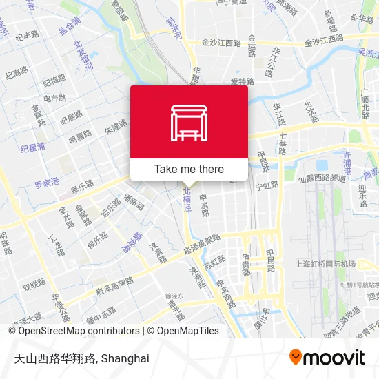 天山西路华翔路 map