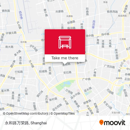 永和路万荣路 map