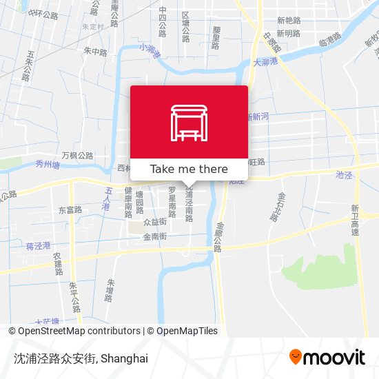 沈浦泾路众安街 map