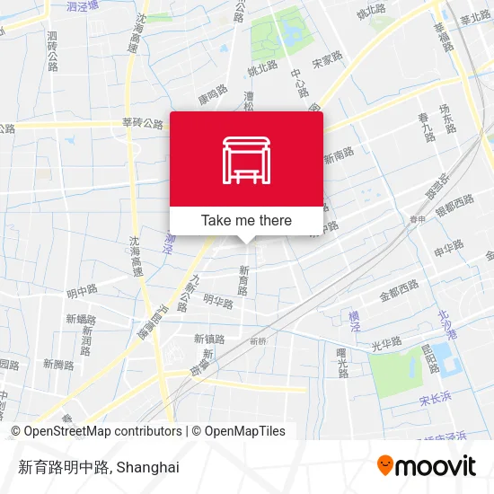 新育路明中路 map