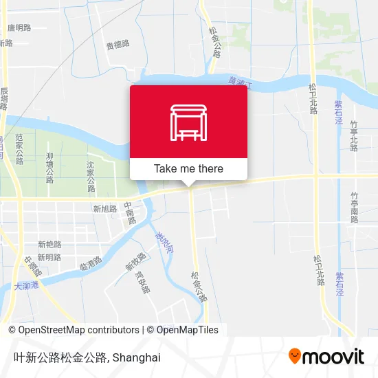 叶新公路松金公路 map