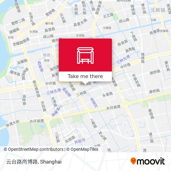 云台路尚博路 map