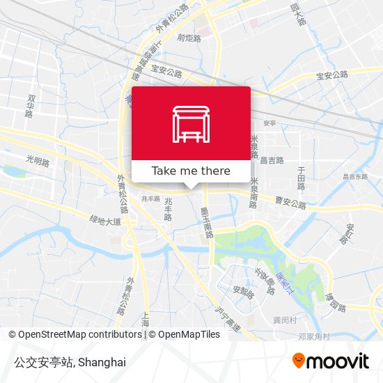 公交安亭站 map