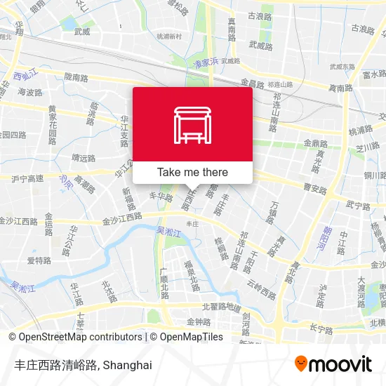 丰庄西路清峪路 map