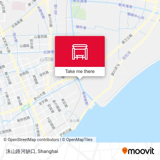 洙山路河缺口 map