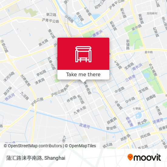 蒲汇路涞亭南路 map