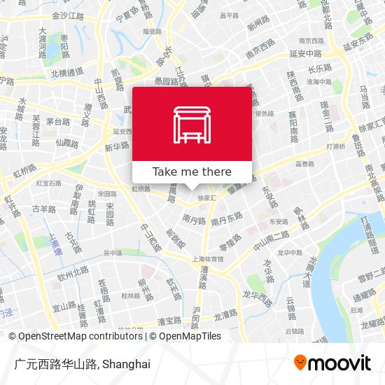 广元西路华山路 map
