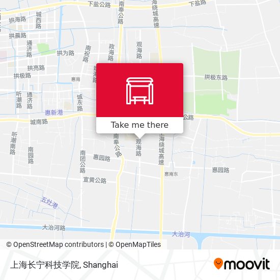 上海长宁科技学院 map
