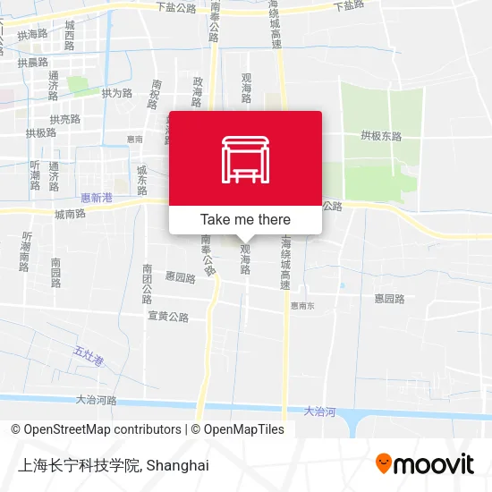 上海长宁科技学院 map