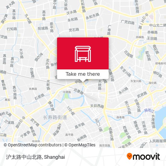沪太路中山北路 map