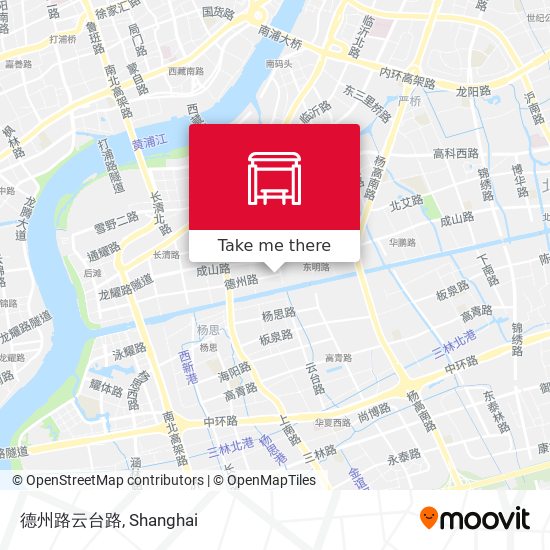 德州路云台路 map