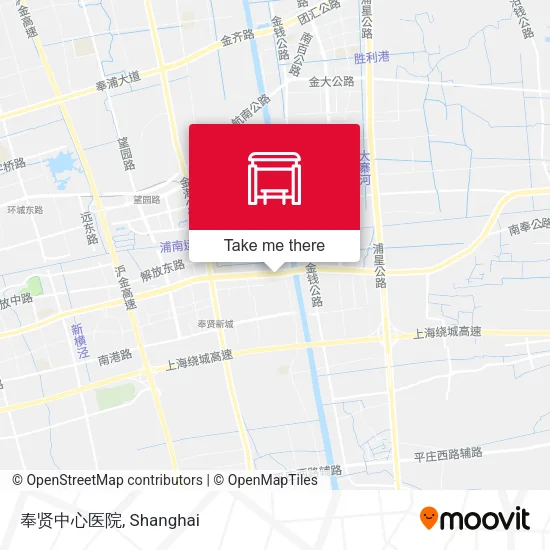 奉贤中心医院 map