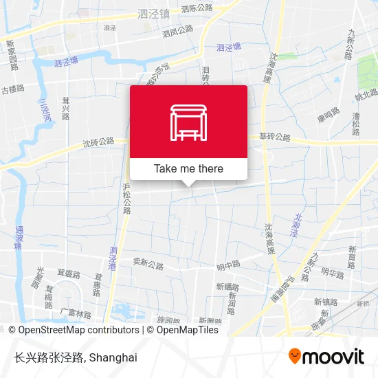 长兴路张泾路 map