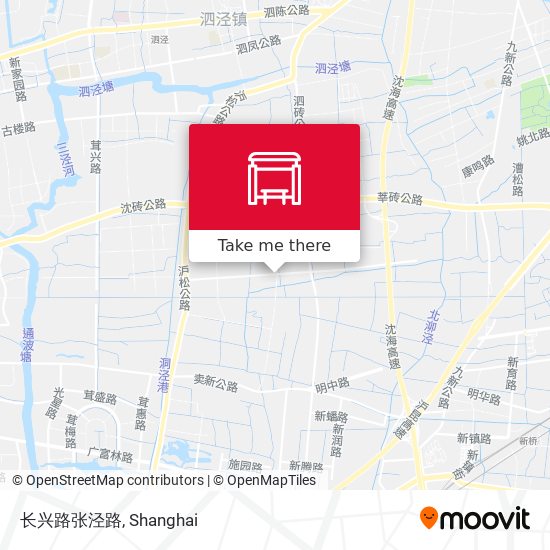 长兴路张泾路 map