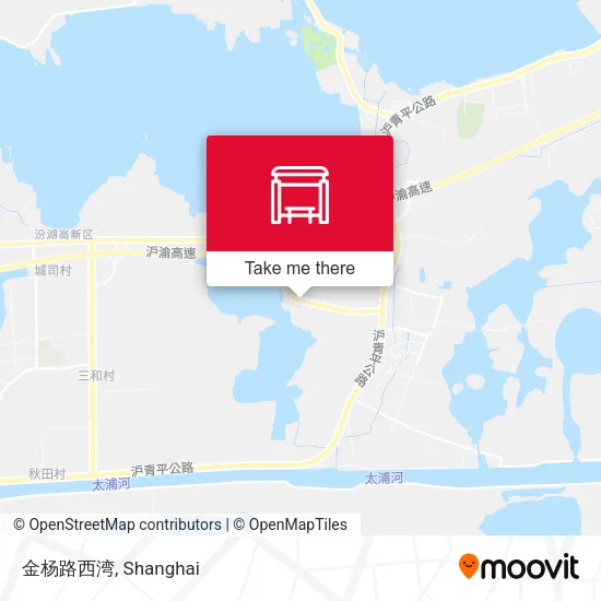 金杨路西湾 map