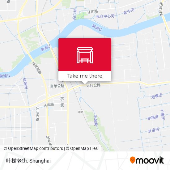 叶榭老街 map