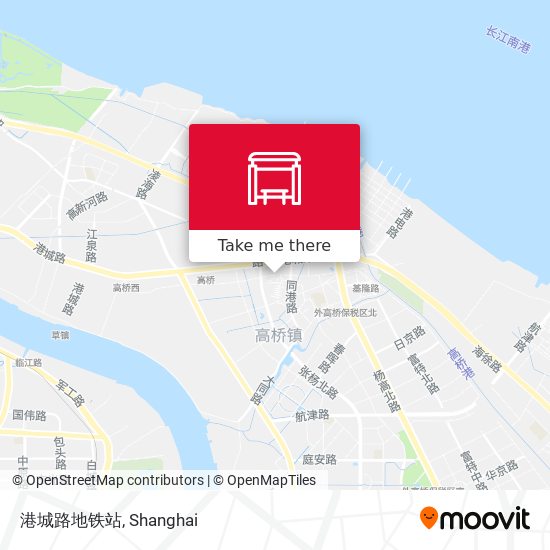 港城路地铁站 map
