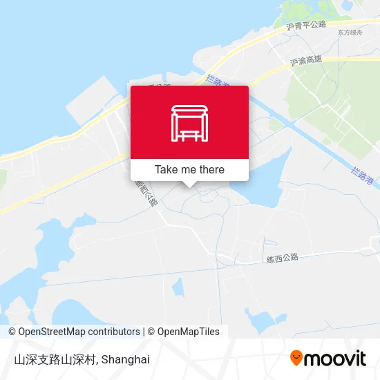 山深支路山深村 map