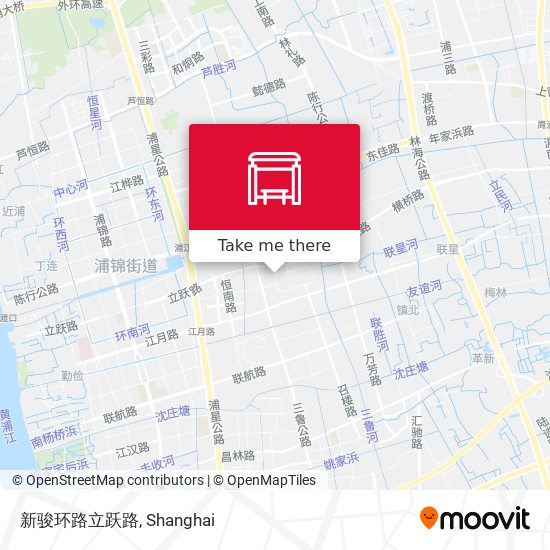 新骏环路立跃路 map