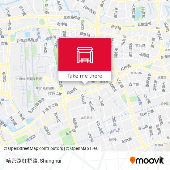哈密路虹桥路 map