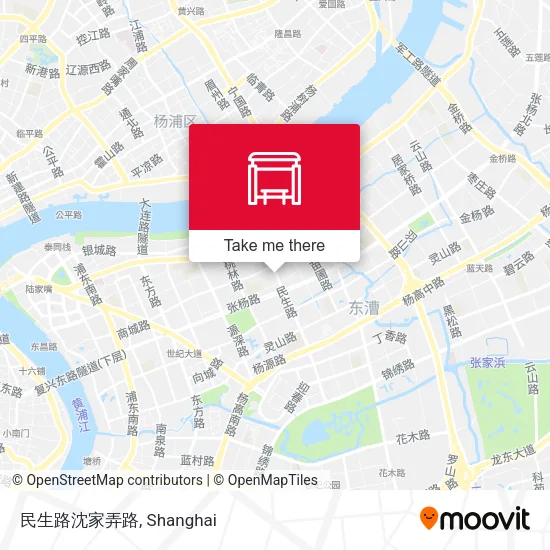 民生路沈家弄路 map