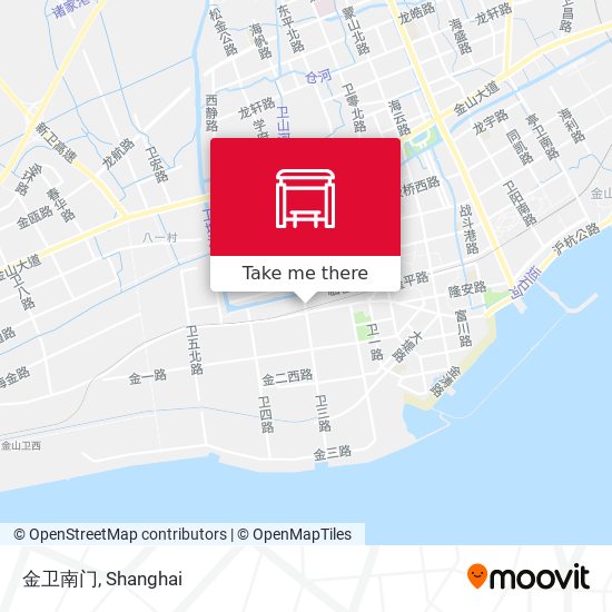 金卫南门 map