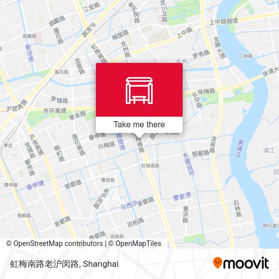 虹梅南路老沪闵路 map