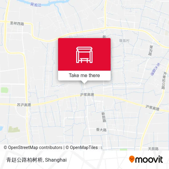 青赵公路柏树桥 map