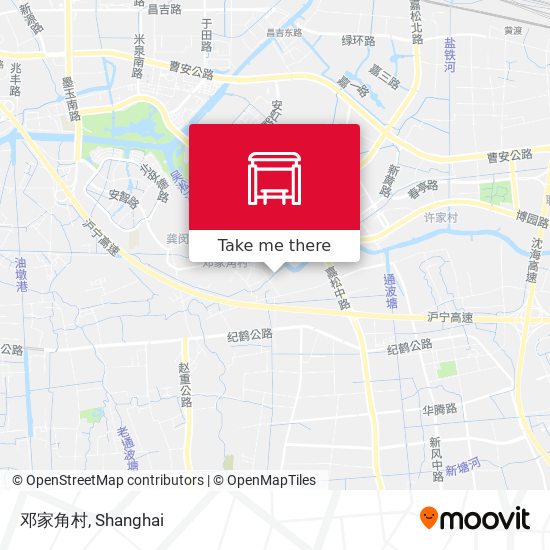 邓家角村 map
