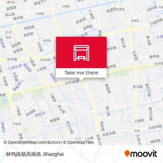 林鸣路杨高南路 map