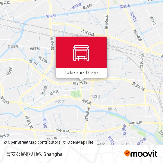 曹安公路联群路 map