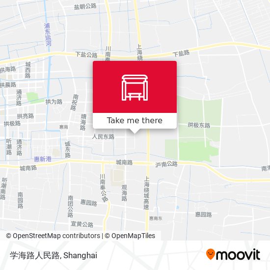 学海路人民路 map