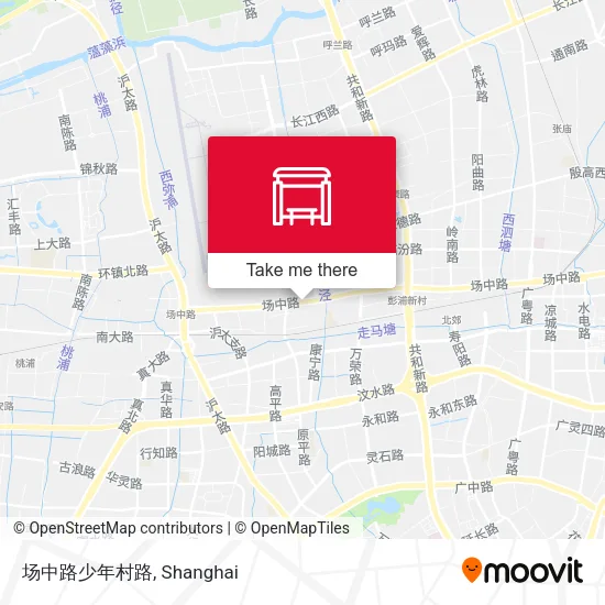 场中路少年村路 map