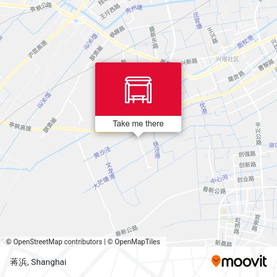蒋浜 map